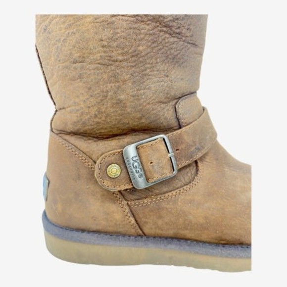 UGG Australia Sutter Boots Toast Brown Water Resistant Size 6 1005374 - Picture 5 of 7
